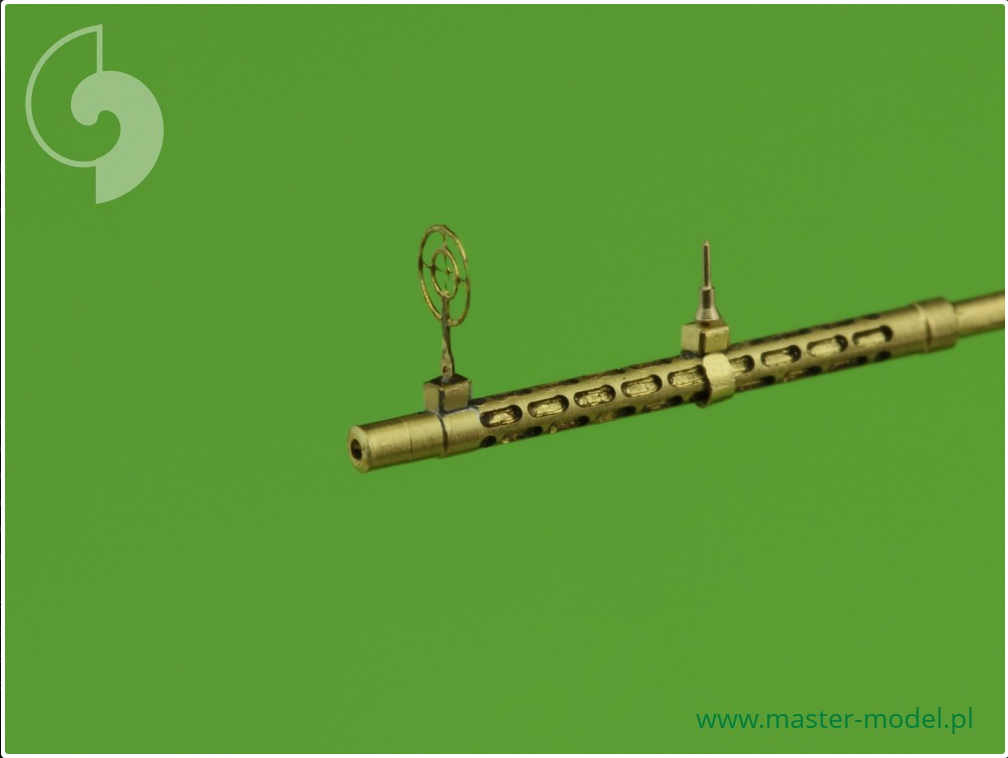 German Machine Gun MG 15 (7,92mm) Barrels & Etched Sights (2pcs) - MASTER MODEL 48-055
