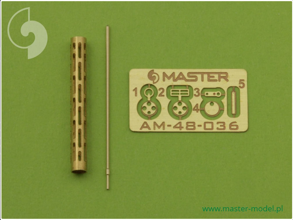 German WWI Machine Gun Parabellum LMG 14 (7,92mm) Barrels (1pcs) - MASTER MODEL 48-036