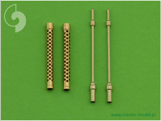 Italian Machine Gun Breda Safat 12,7mm Barrels (2pcs) - MASTER MODEL 48-054