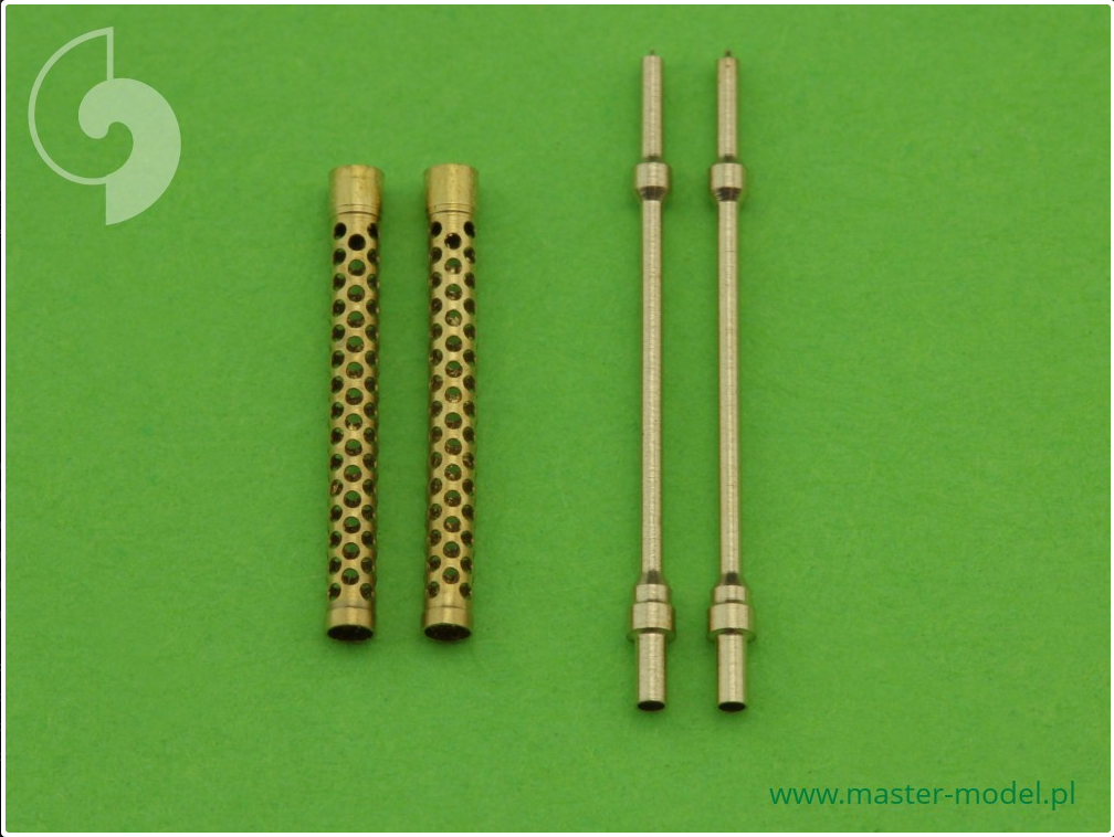 Italian Machine Gun Breda Safat 7.7mm Barrels (2pcs) - MASTER MODEL 48-053