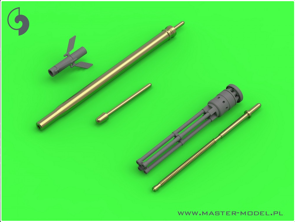 Mi-24 (Hind D/E) JakB-12,7 Machine Gun & Duas Probe - MASTER MODEL 48-126