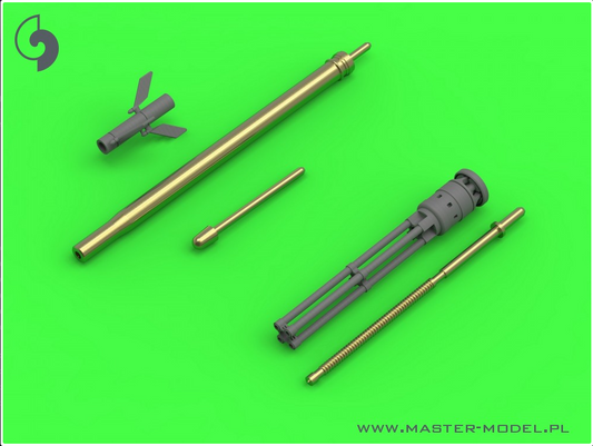 Mi-24 (Hind D/E) JakB-12,7 Machine Gun & Duas Probe - MASTER MODEL 48-126