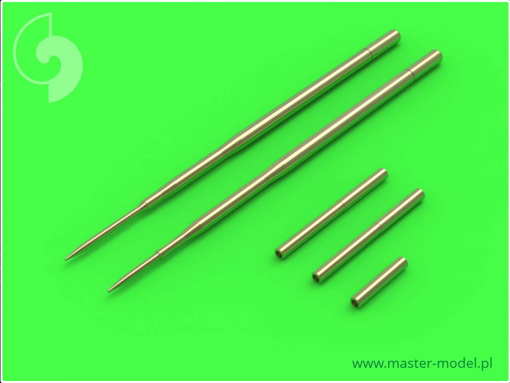 MiG-17PF (Fresco D) - 23mm gun barrels set & Pitot Tubes - MASTER MODEL 48-091