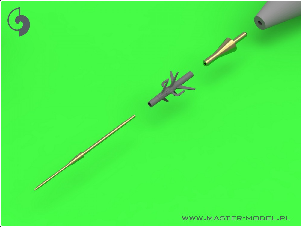 MiG-25 (Foxbat) (All Versions Except PD/PDS) Pitot Tube - MASTER MODEL 48-129