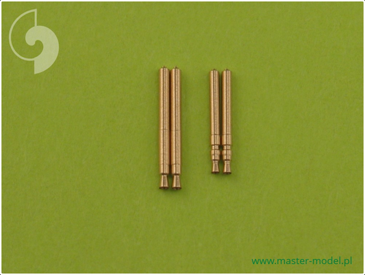 Bf 109 E-3 - E-9, T Armament Set MG-17 (Tips), MG-FF Barrels - MASTER MODEL 72-009