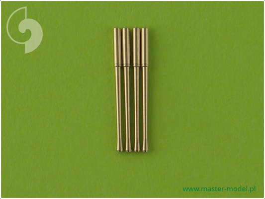Japanese Type 99 20mm Mark 2 Cannon Barrels (4pcs) - MASTER MODEL AM-72-017