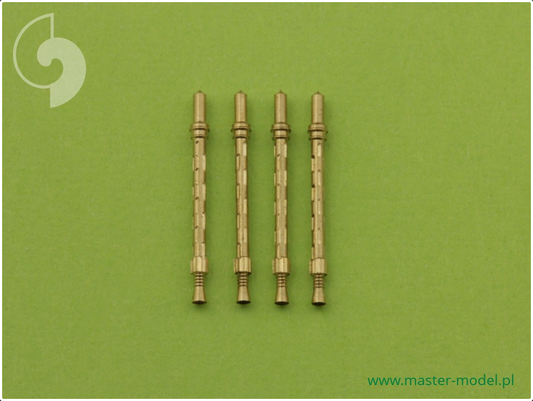 British MK 2 w/ Flash Hiders (4pcs) (Mosquito, Lancaster, Wellington & other) - MASTER MODEL 72-031