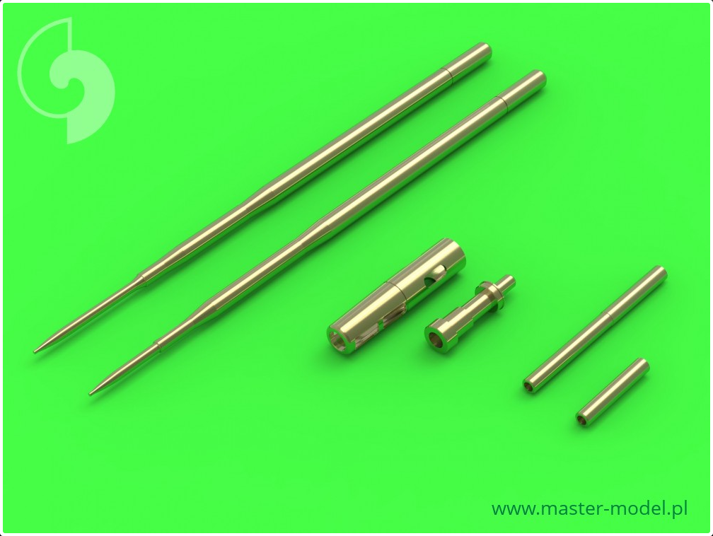 MiG-17A/P/F (Fresco A, B, C) - 37mm and 23mm gun barrels set & Pitot Tubes - MASTER MODEL 72-071