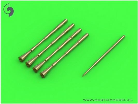 A-1 SKYRAIDER 20mm Gun Barrels w/ Flash Hiders & Pitot Tube - MASTER MODEL AM-72-112