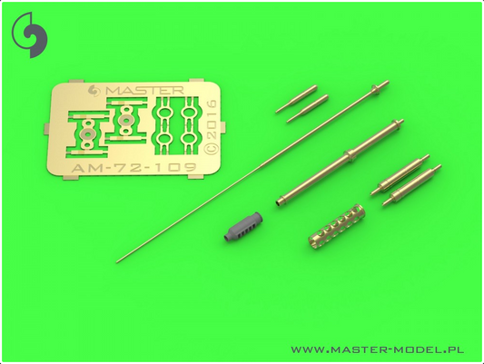 AH-64 APACHE M230 Chain Gun Barrel (30mm) Pitot Tubes & Tail Antenna - MASTER MODEL 72-109