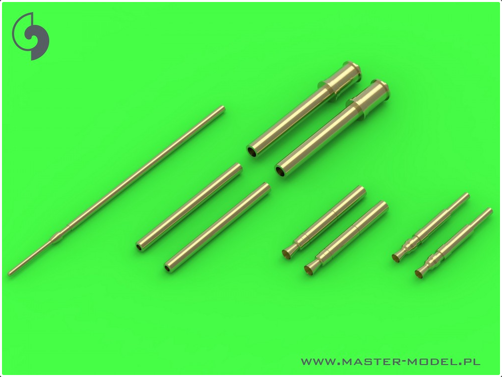 Fw 190 A2 – A5 armament set (MG 17, MG FF, MG 151 barrel tips) & Pitot Tube (for Eduard kit) - MASTER MODEL 72-132
