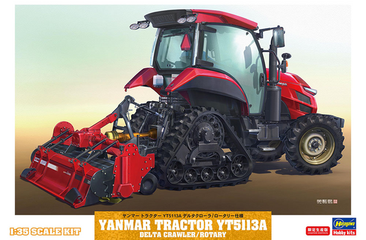 Yanmar Tractor YT5113A Delta Crawler/Rotary - HASEGAWA 1/35
