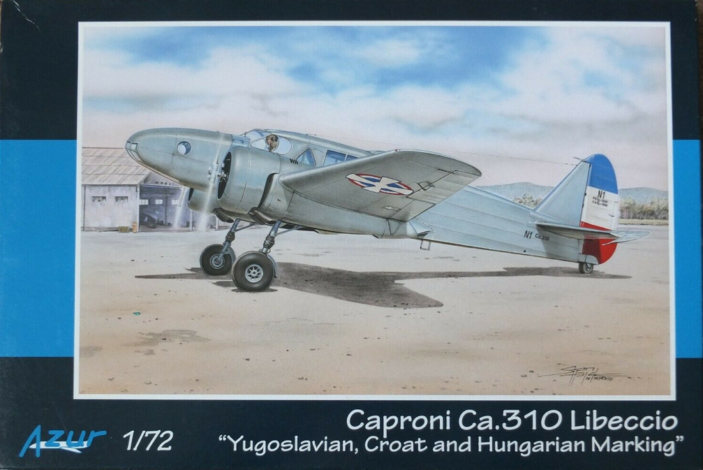 Caproni Ca.310 Libeccio "Yugoslavian, Croat & Hungarian Marking" - AZUR / FRROM 1/72