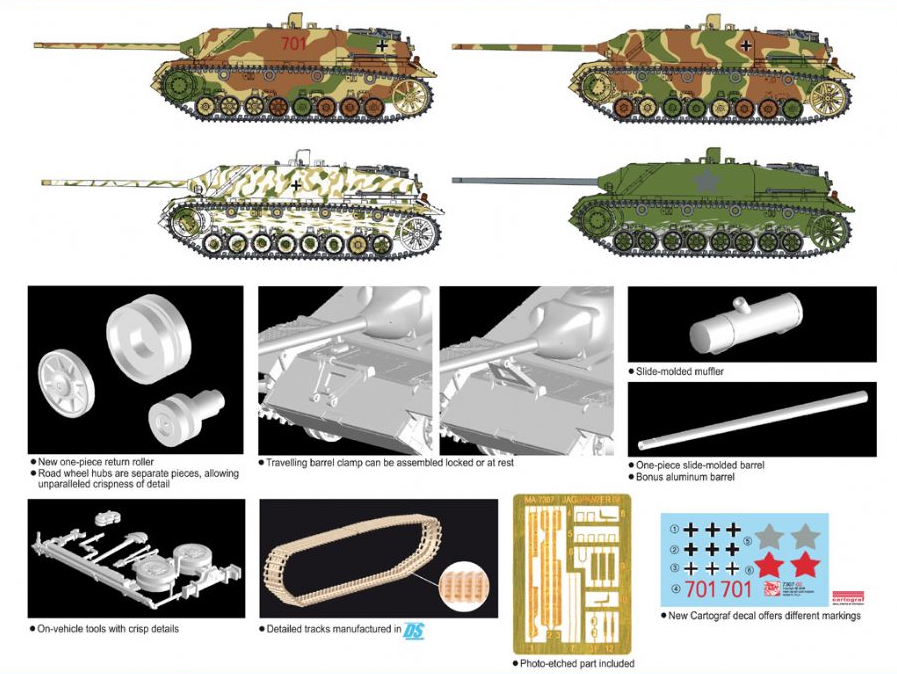 Jagdpanzer IV L/70 (Early Production) - DRAGON / CYBER HOBBY 1/72