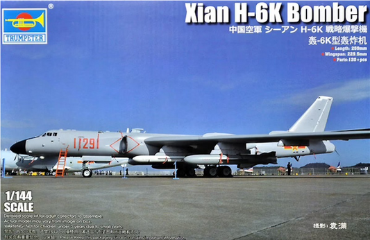 Xian H-6K Strategic Bomber - TRUMPETER 1/144