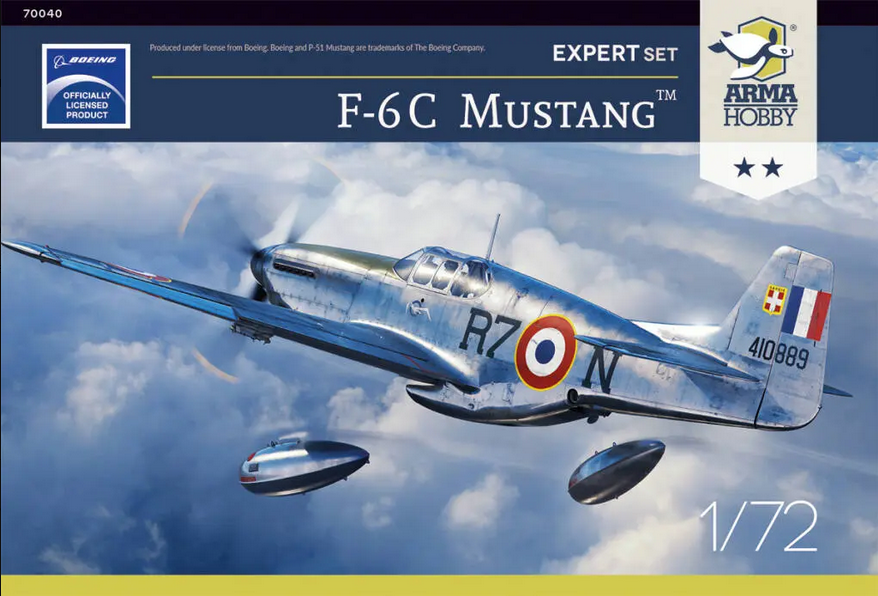 F-6C Mustang - Expert Set - ARMA HOBBY 1/72