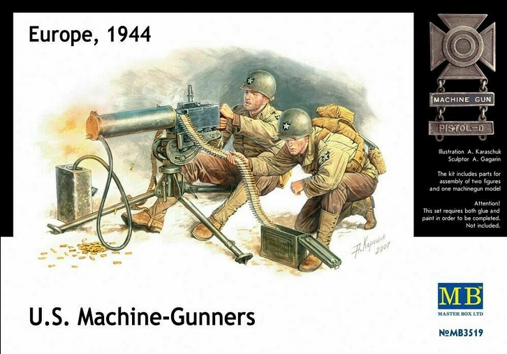 US Machine-Gunners - Europe 1944 - MASTER BOX 1/35