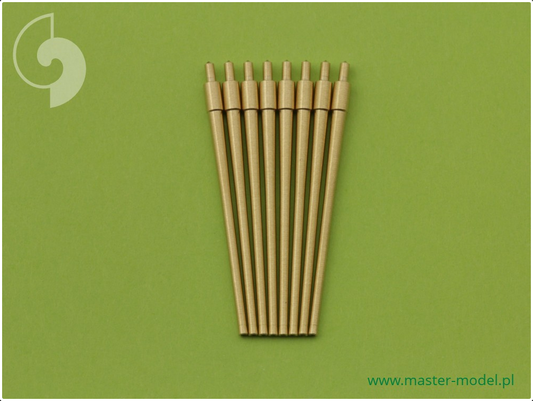 IJN 10cm/65 (3.9in) Type 98 barrels (8pcs) - MASTER MODEL SM-200-004