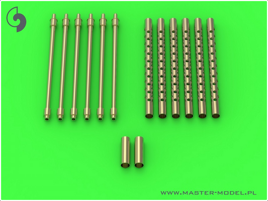F6F Hellcat - early armament (.50 cal Browning barrels with drilled cooling jackets) - MASTER MODEL AM-24-018