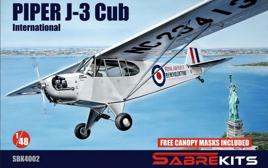 Piper J-3 Cub "International" - SABREKITS 1/48