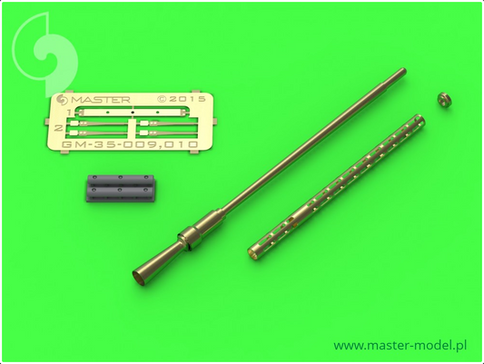 KPV - Russian 14,5mm heavy machine gun - elongated cooling slots - used on ZPU-1/2/4 anti-aircraft systems - MASTER MODEL GM-35-009