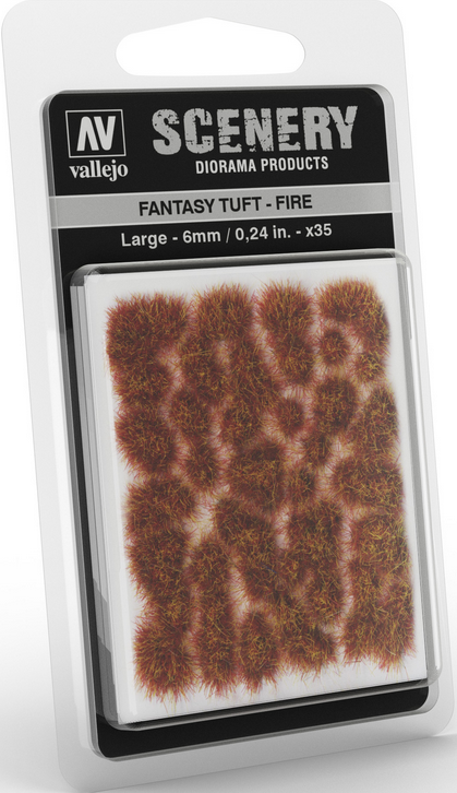 Vallejo Scenery Prince August Games : Wild Tuft - Dry Green : 6mm