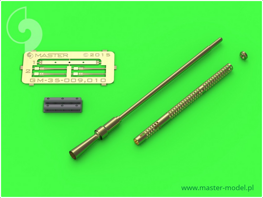 KPV - Russian 14,5mm heavy machine gun - round cooling holes - used on ZPU-1/2/4 anti-aircraft systems - MASTER MODEL GM-35-010
