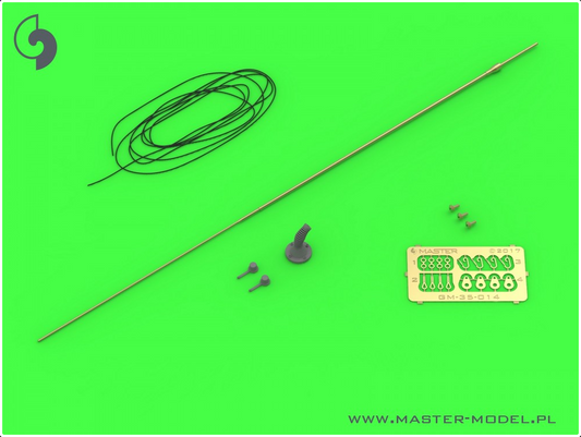 Antenna Comrod VHF3088VM - used on KTO Rosomak & other vehicles - TILTED version - MASTER MODEL GM-35-014