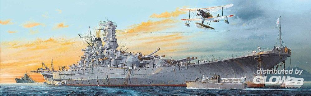 GLOW2B 5058052000 MAQUETTE BATEAU CUIRASSÉ YAMATO BATTLESHIP PREMIUM 1/200