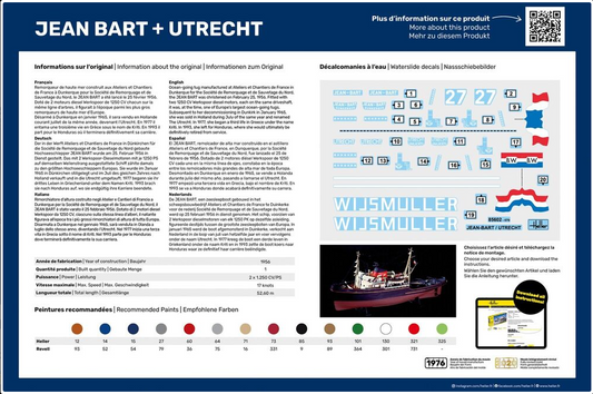 Jean Bart + Utrecht - HELLER 1/200