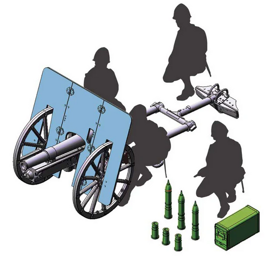 Imperial Japanese Army Artillery Type 41 75mm Mountain Gun "Mountain Artillery Regiment" - FINEMOLDS 1/35