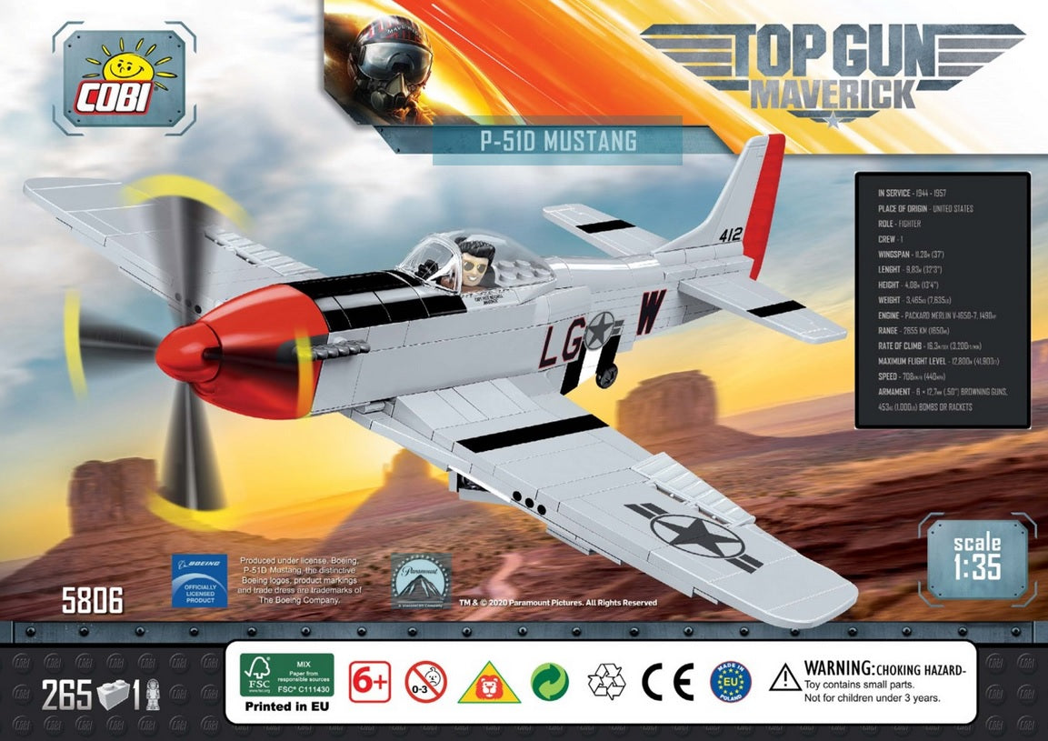 P-51D Mustang - 265 pièces - COBI 1/35