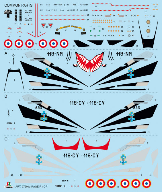 Dassault Mirage F.1 - ITALERI 1/48
