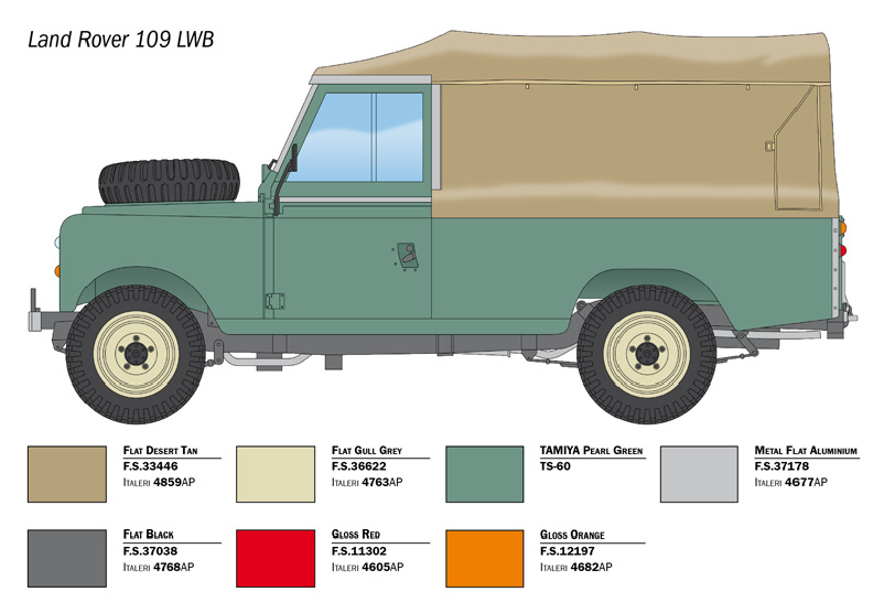 Land Rover 109 LWB - ITALERI 1/24