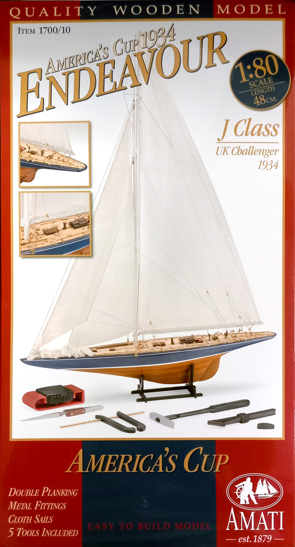 Endeavour - America's Cup 1934 [Kit Bois] - AMATI 1/80