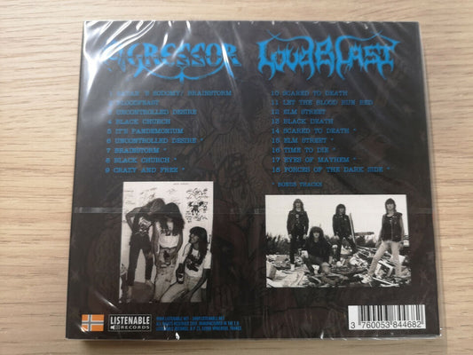 Agressor / Loudblast "Licensed To Trash" Sealed France 2019 CD