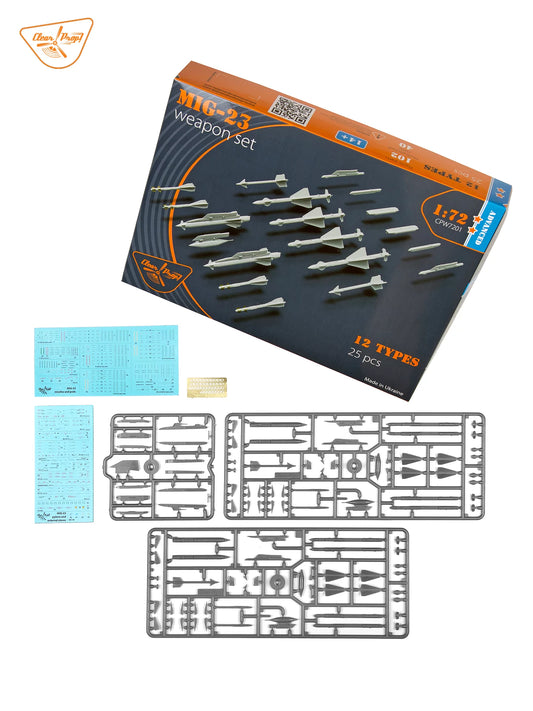 MiG-23 Weapon Set - CLEAR PROP 1/72