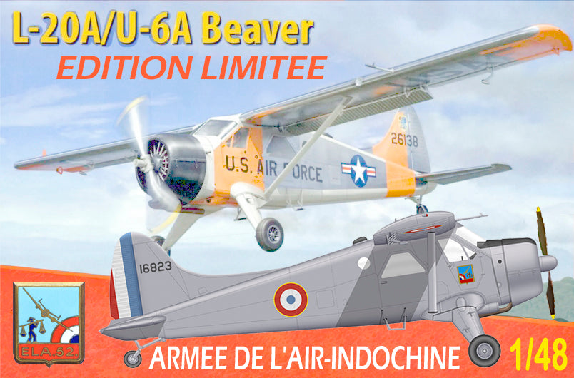 L-20A/U-6A Beaver - [Edition Limitée] Armée de l'Air Indochine - DORA WINGS 1/48