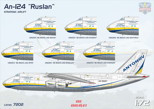 Antonov An-124 "Ruslan" (3D Updated) - MODELSVIT 1/72