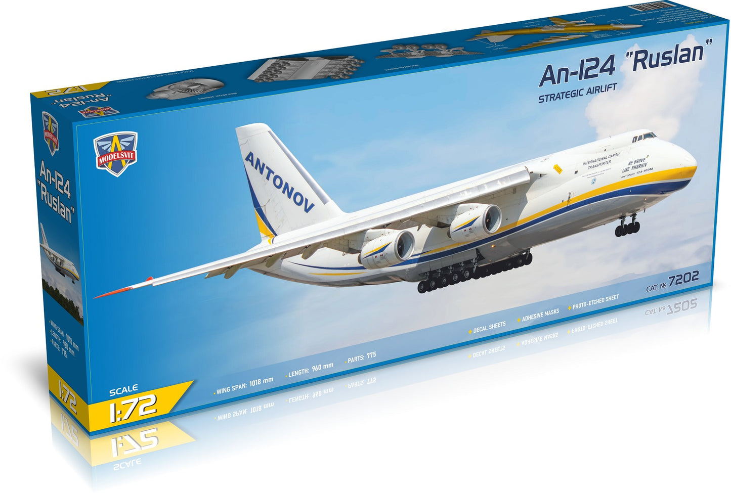 Antonov An-124 "Ruslan" (3D Updated) - MODELSVIT 1/72