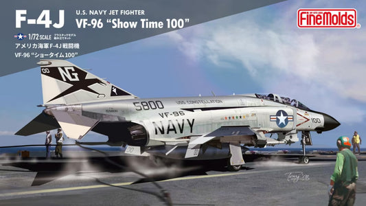 U.S. Navy Jet Fighter F-4J VF-96 "Show Time 100" - FINEMOLDS 1/72