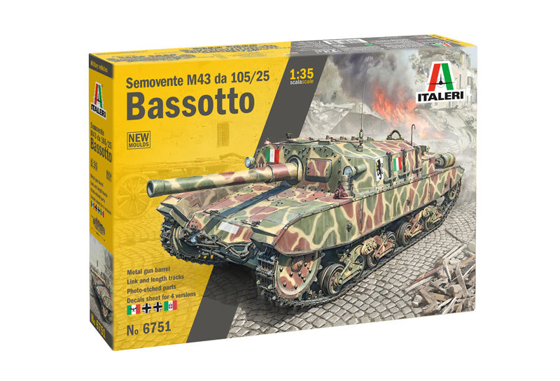 Semovente M43 da 105/25 "Bassotto" -ITALERI 1/35