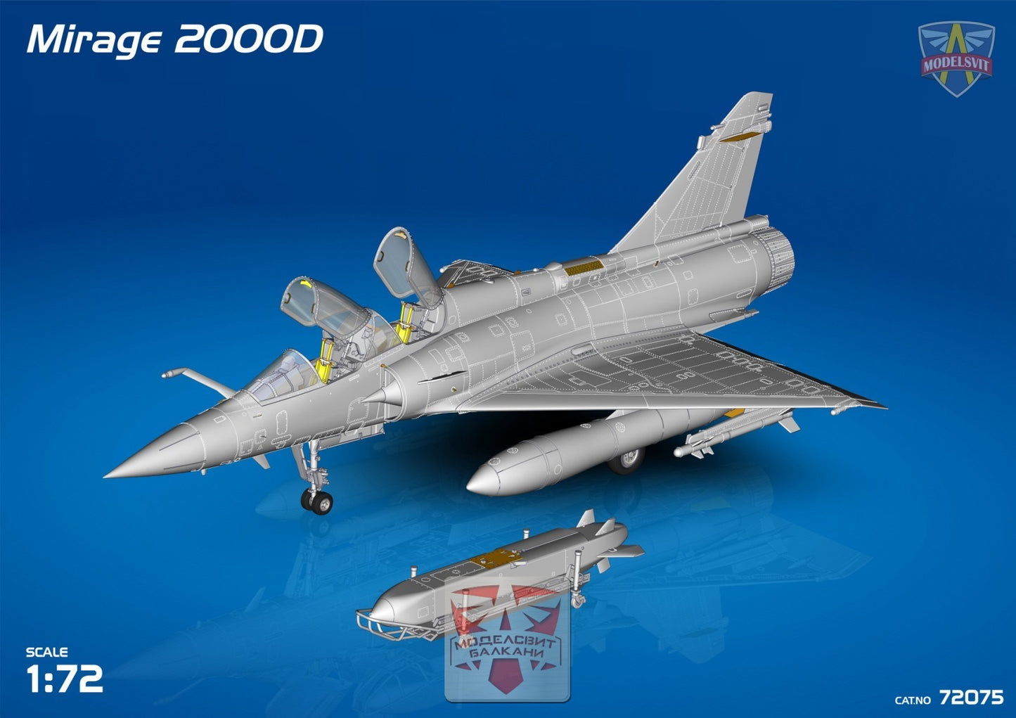 [Précommande] Dassault Mirage 2000D - MODELSVIT 1/72