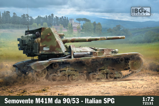 M41M Semovente da 90/53 Italian self-propelled gun - IBG MODELS 1/72