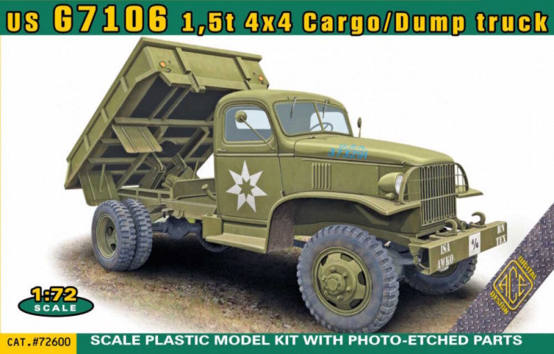 US G7106 1,5t 4x4 Cargo/Dump truck - ACE 1/72