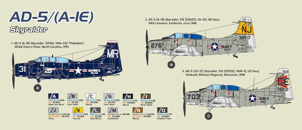 Douglas AD-5 / A-1E Skyraider - A&A Models 1/72