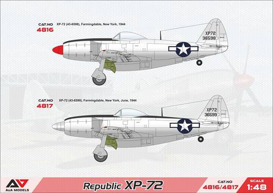 Republic XP-72 Experimental Fighter - A&A Models 1/48
