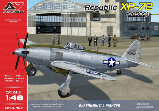 Republic XP-72 experimental.fighter (Contra rotating prop) - A&A Models 1/48