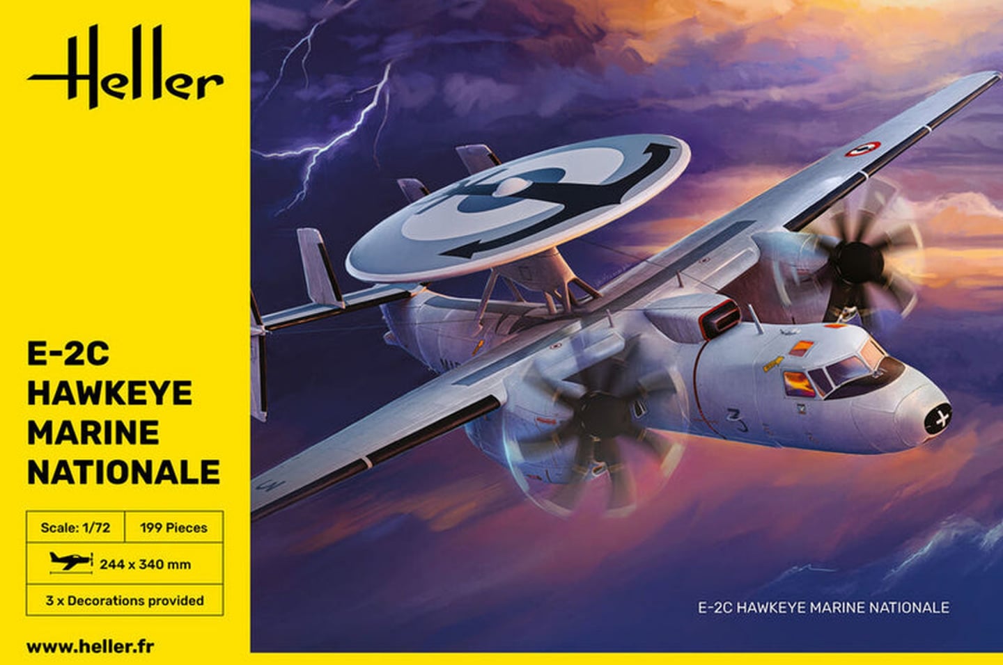 E-2C Hawkeye Marine Nationale - HELLER 1/72