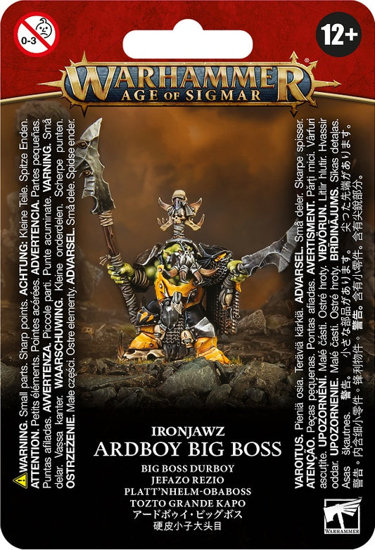 Ardboy Big Boss / Big Boss Durboy - Orruk Warclans: Ironjawz - WARHAMMER AGE OF SIGMAR / CITADEL